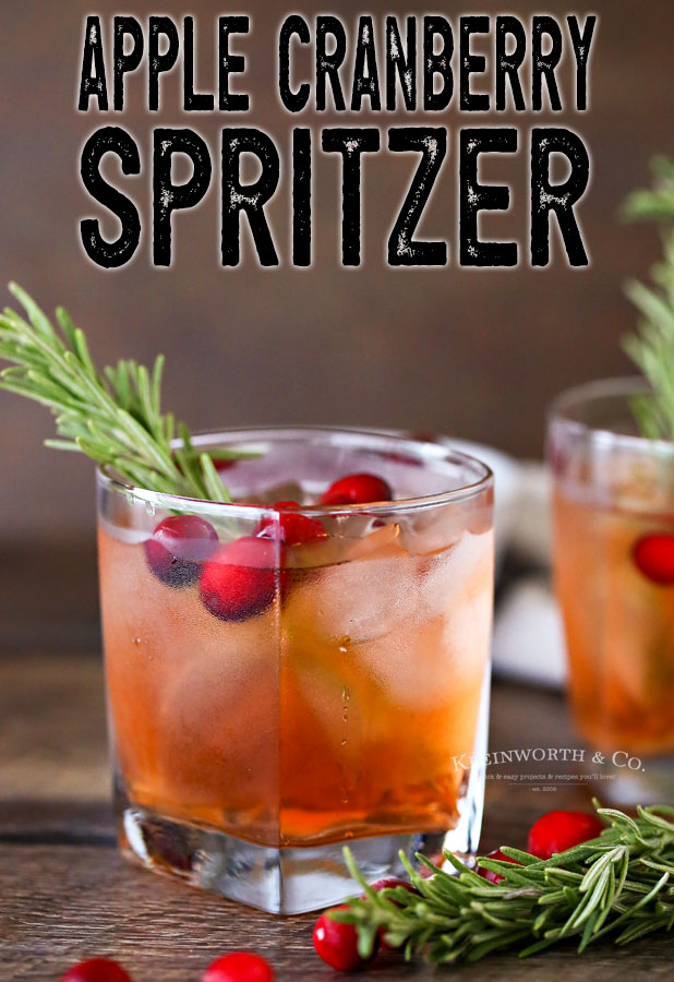 Apple Cranberry Spritzer