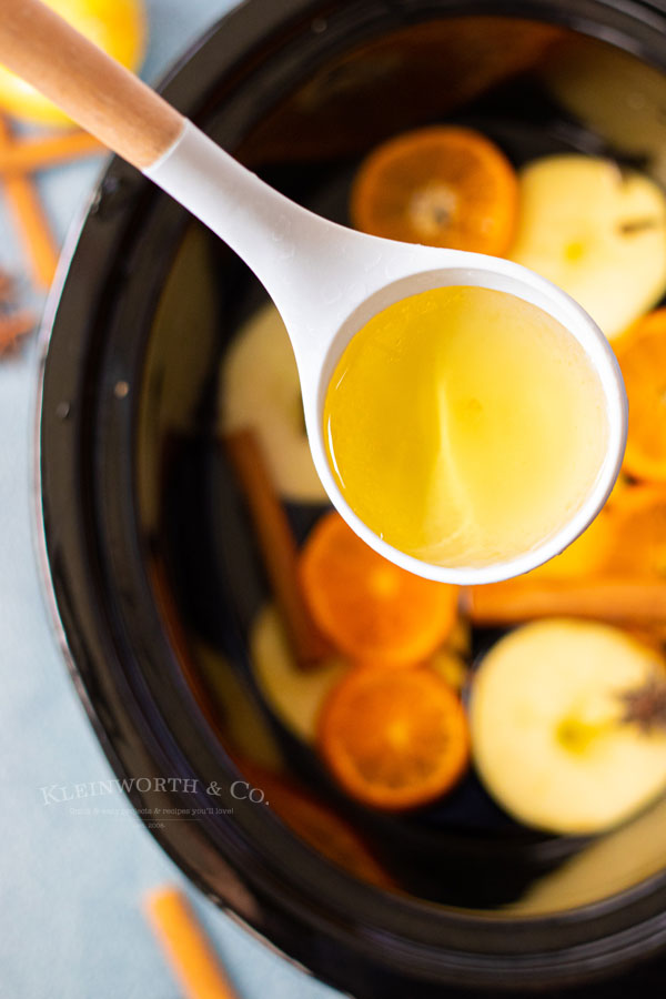 spiked hot apple cider