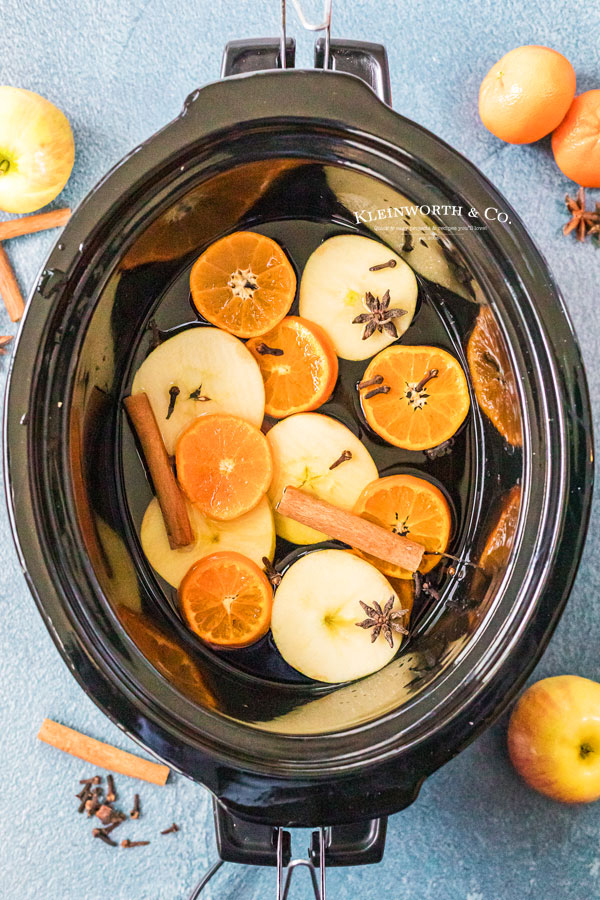 crockpot spiked apple cider