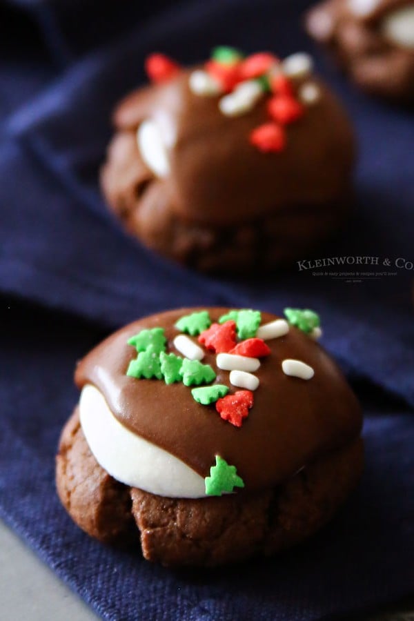 Chocolate marshmallow cookie recipe