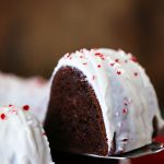 Chocolate Peppermint Bundt Cake with Peppermint Glaze Icing