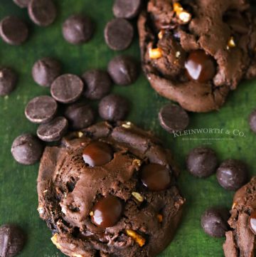 Recipe for Pretzel Brownie Cookies