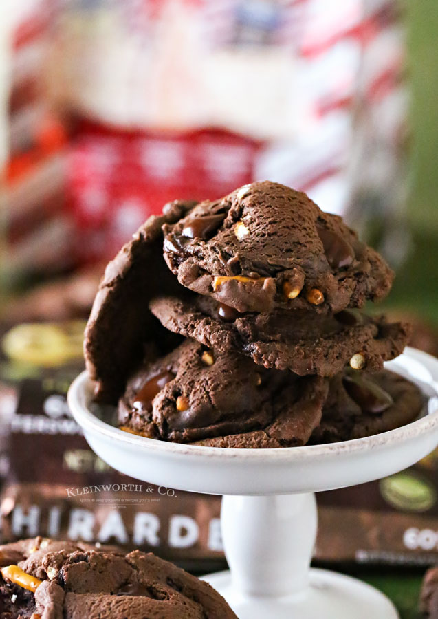 Stack of Brownie Cookies