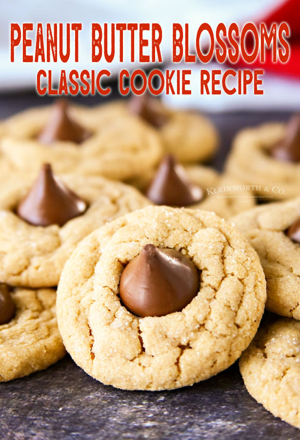 Classic Peanut Butter Blossom Cookies