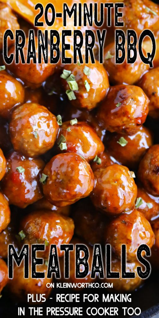 Cranberry BBQ Meatballs