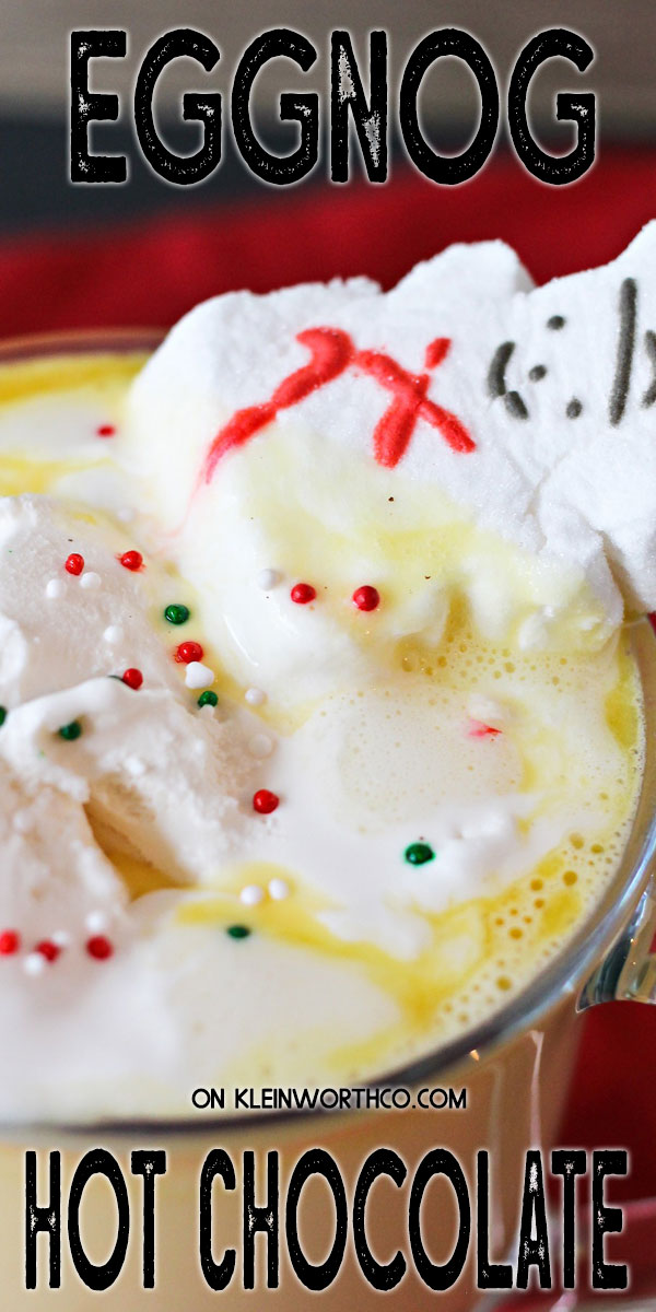 Eggnog Hot Chocolate Yummi Haus