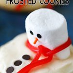 Melting Snowman Frosted Cookies