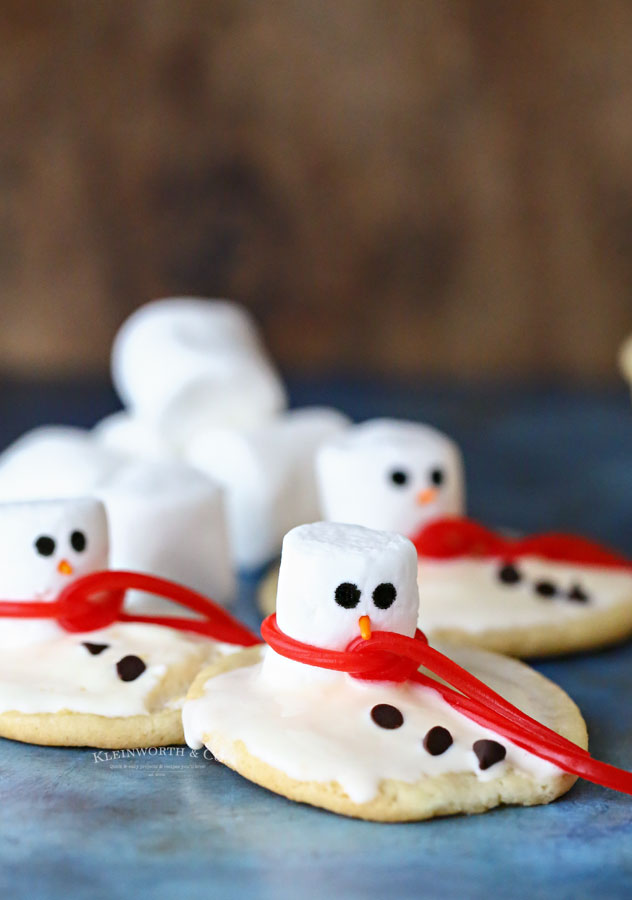 Ice Cream Cookies - Snowman