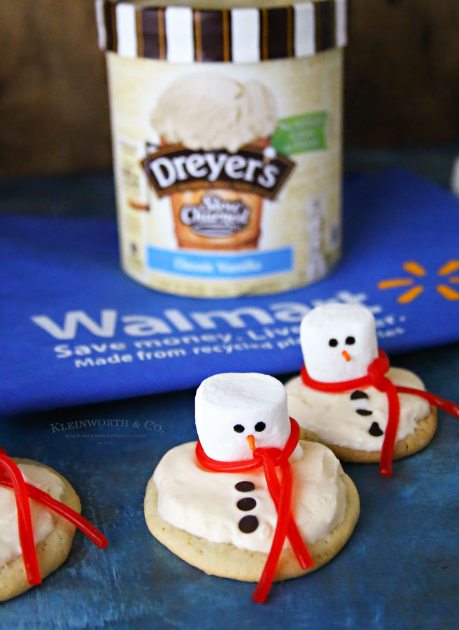 Snowman Cookies - Dreyer's