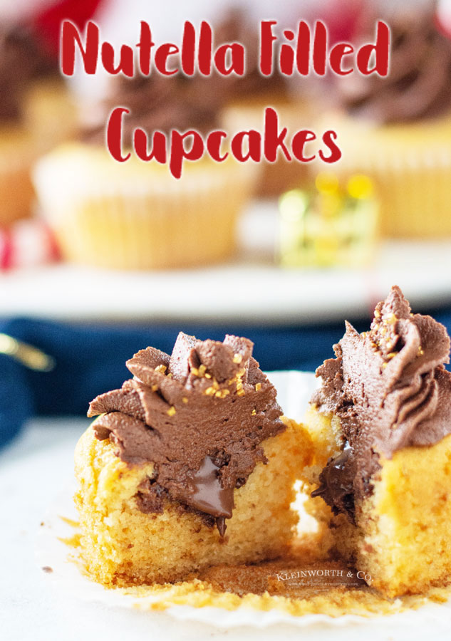 Nutella Filled Cupcakes