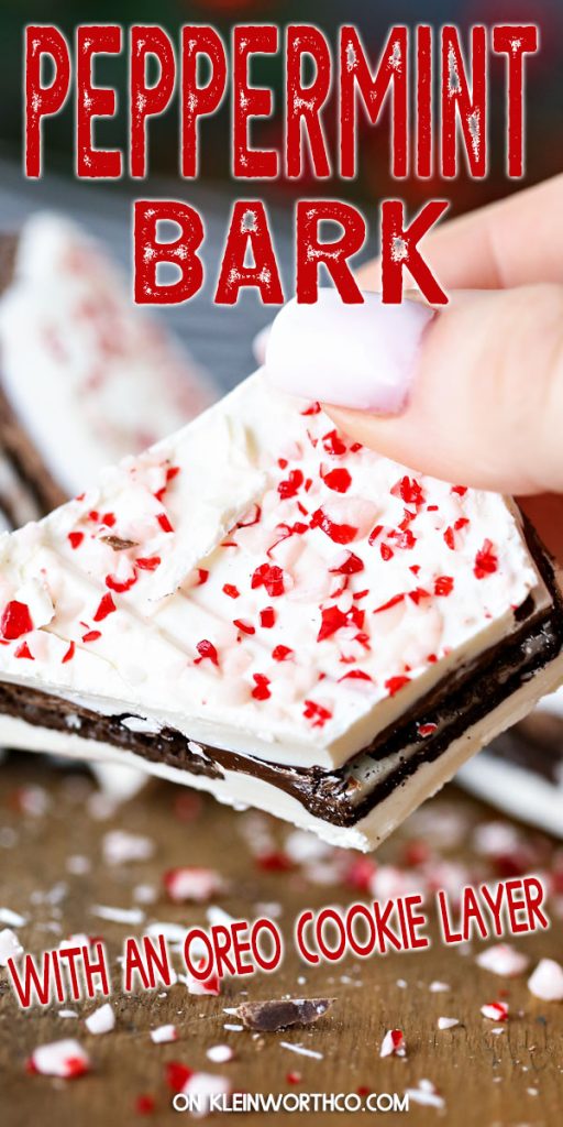 Oreo Peppermint Bark