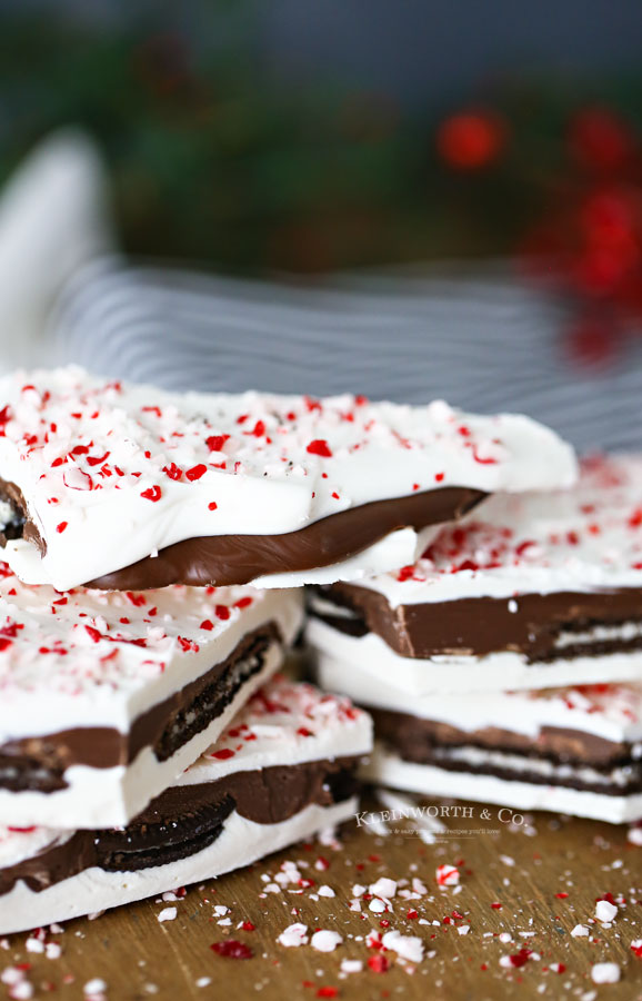 christmas treats - peppermint bark