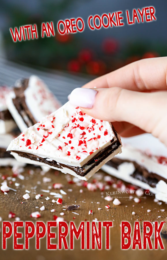 Oreo Peppermint Bark