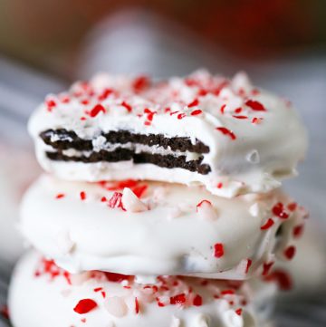 recipe for Peppermint Bark Cookies