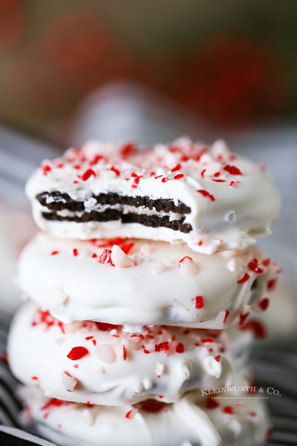 recipe for Peppermint Bark Cookies
