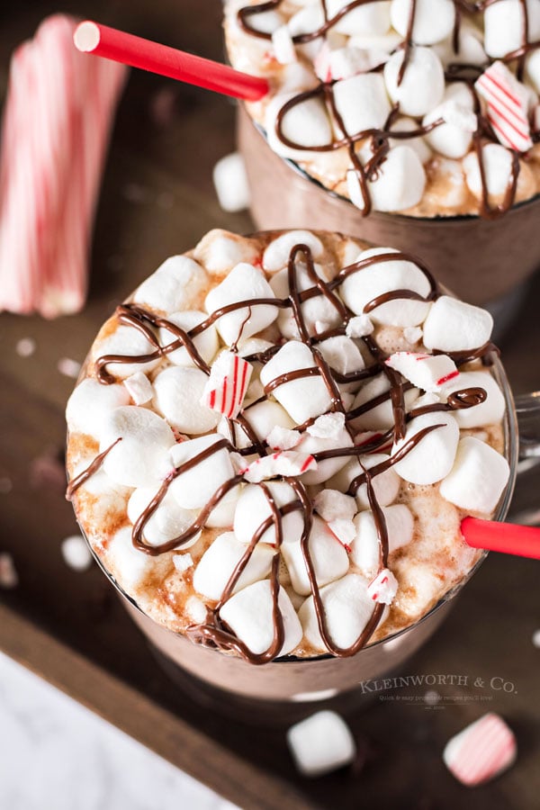 Peppermint Hot Chocolate - Pressure Cooker