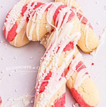 Peppermint Swirl Candy Cane Cookies