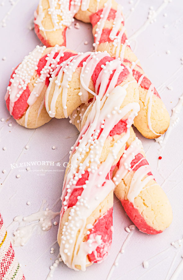 Peppermint Swirl Candy Cane Cookies