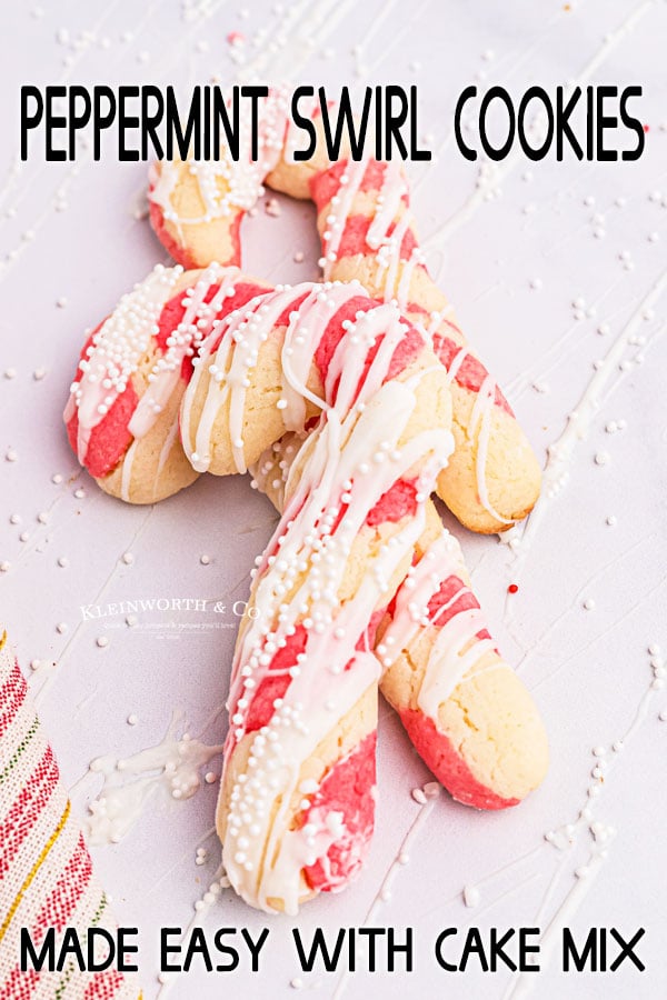 Peppermint Swirl Cookies