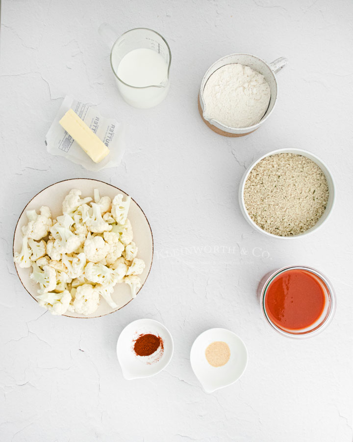 Ingredients Buffalo Cauliflower Bites