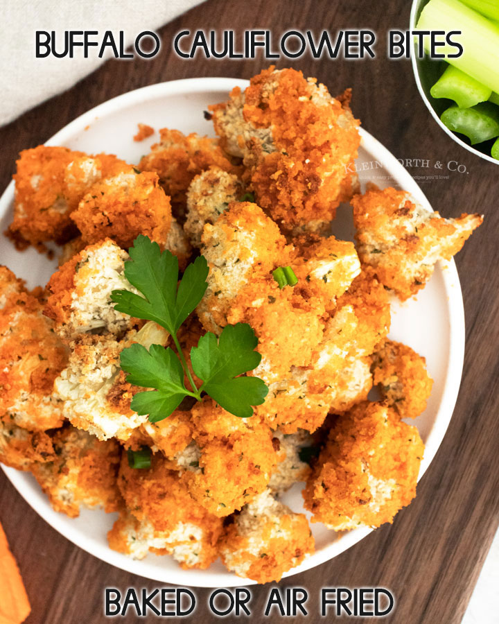 Buffalo Cauliflower Bites