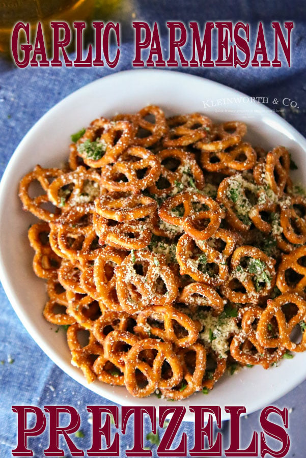 Garlic Parmesan Pretzels