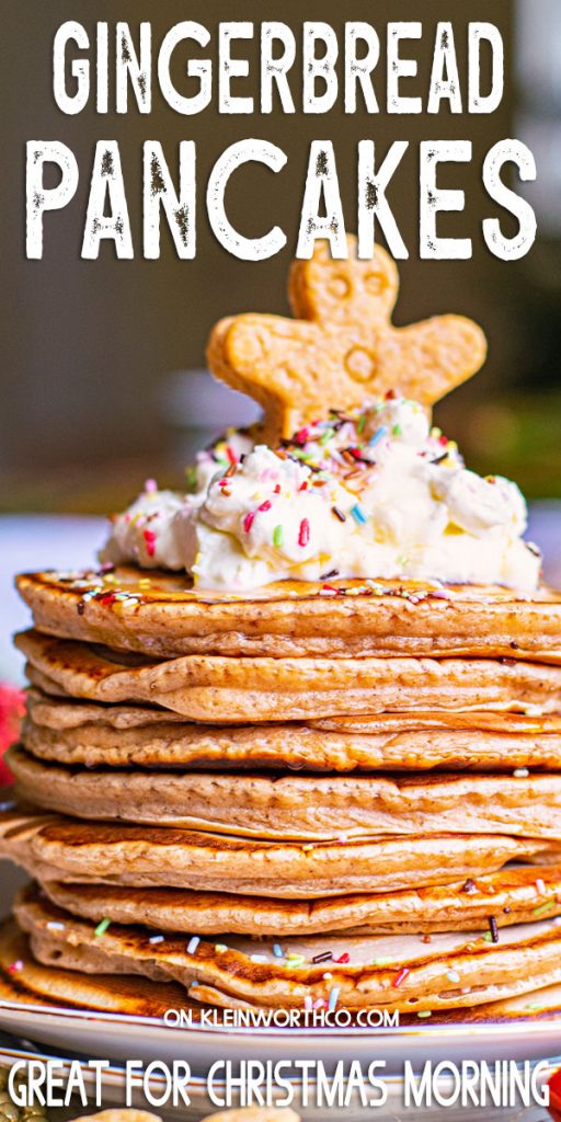 Homemade Gingerbread Pancakes