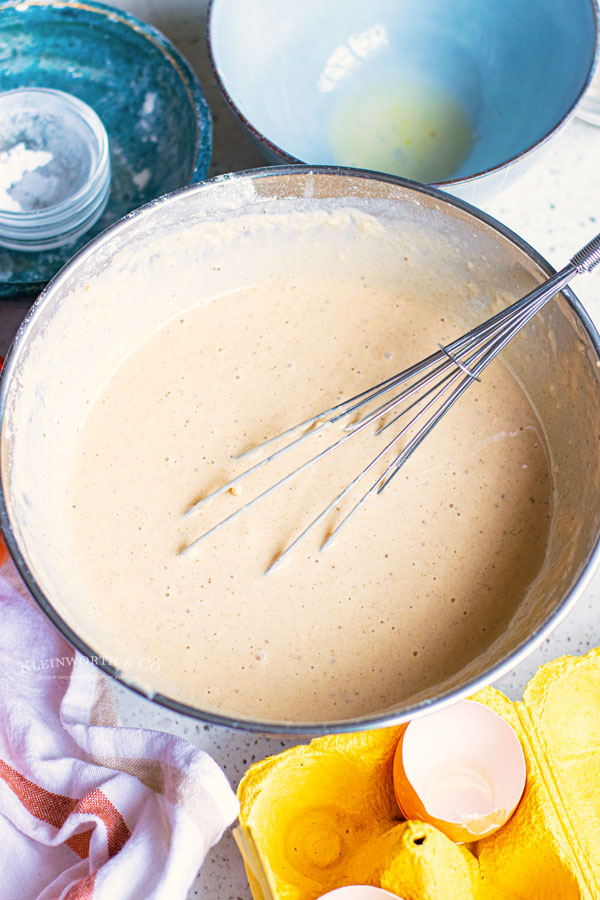 Making Homemade Gingerbread Pancakes