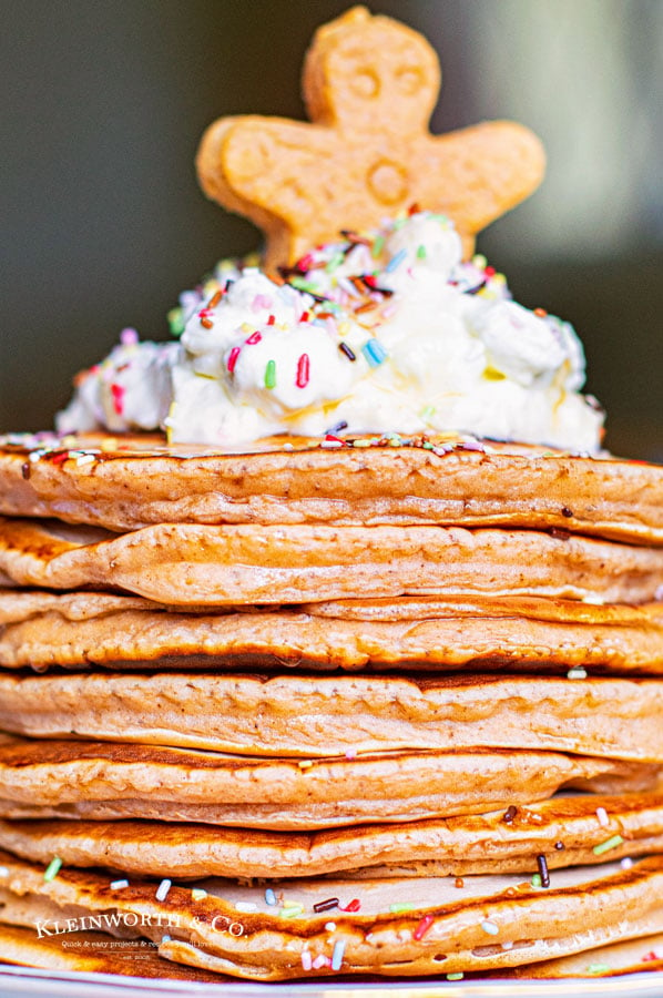 Stack of Gingerbread Pancakes