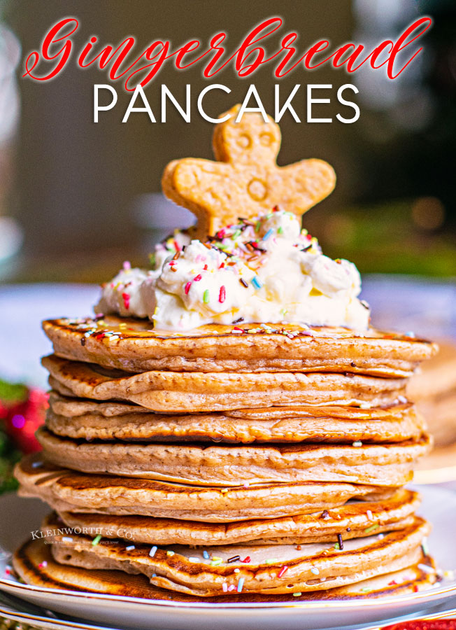 Homemade Gingerbread Pancakes