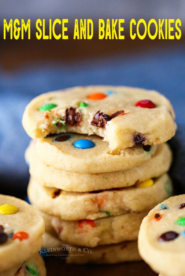 M&M Slice & Bake Cookies