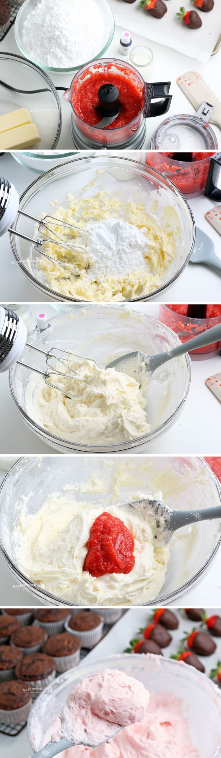 How to make strawberry buttercream frosting