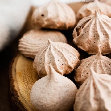 Dark Chocolate Meringue Cookies