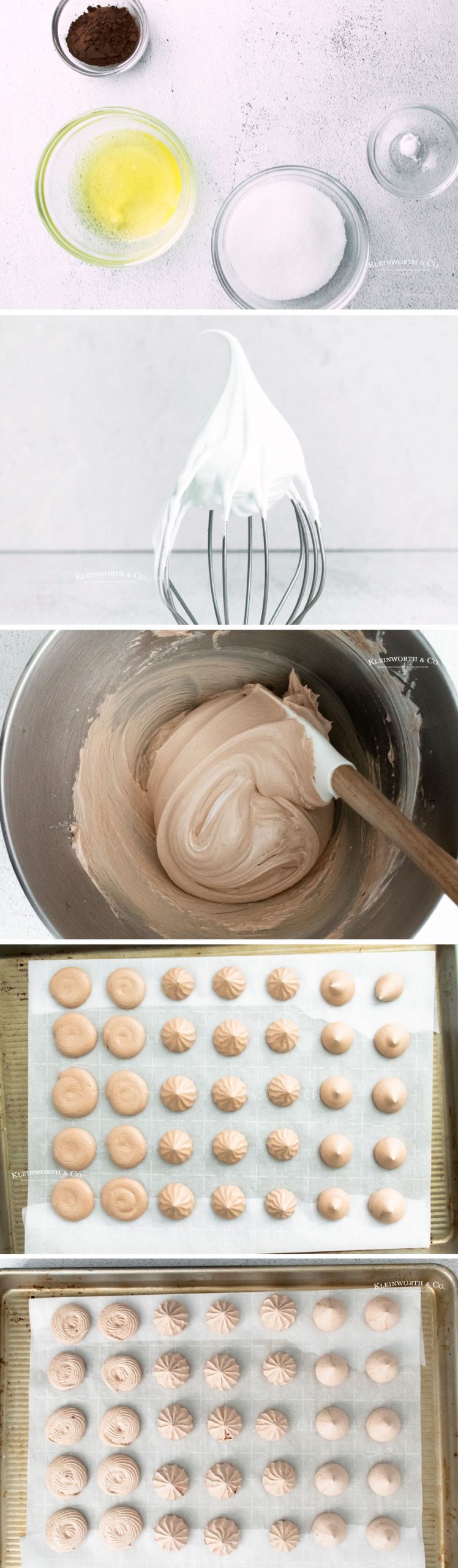 How to make chocolate meringues
