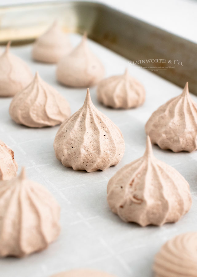 Recipe for Chocolate Meringues