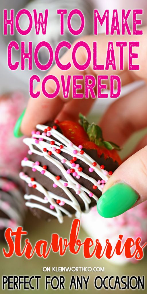 Easy Chocolate Covered Strawberries