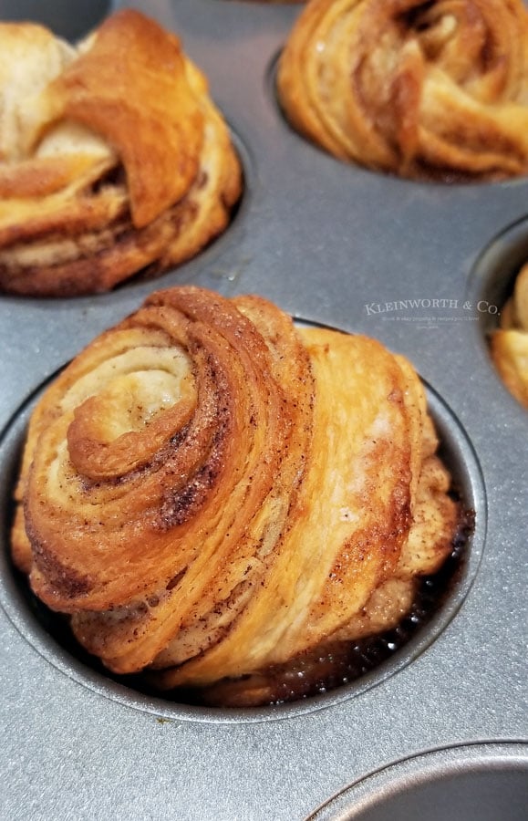 cruffins before adding sugar