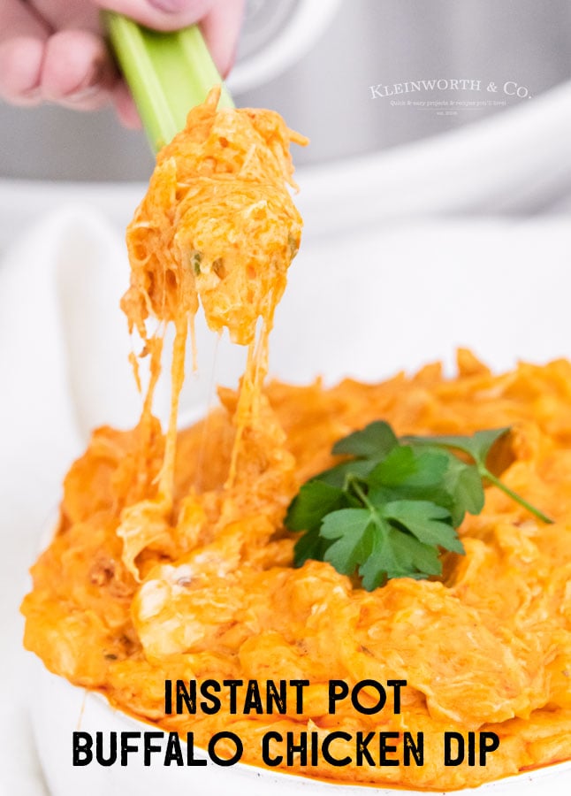 Instant Pot Buffalo Chicken Dip