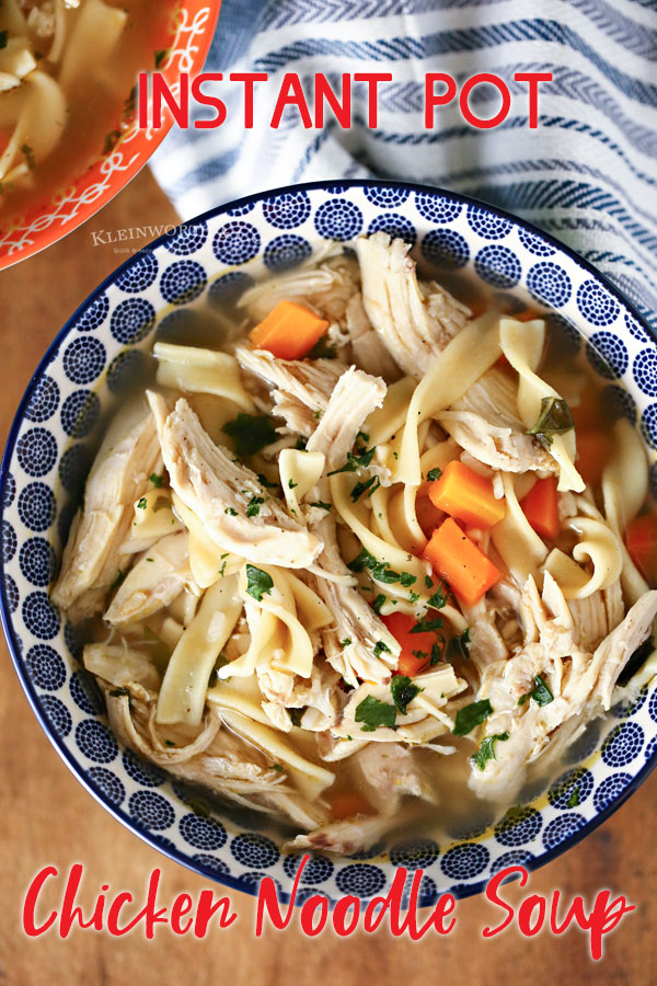 Instant Pot Chicken Noodle Soup