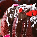 Red Velvet Bundt Cake with Kahlua Ganache