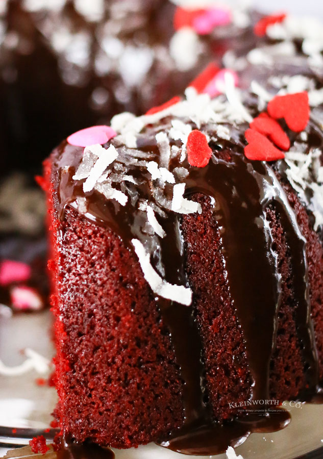 chocolate covered red velvet cake