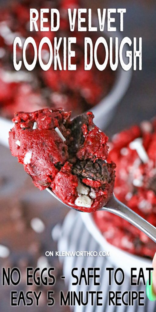 Red Velvet Cookie Dough