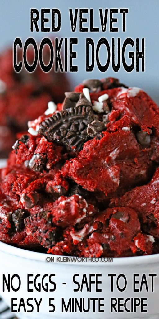 Red Velvet Cookie Dough