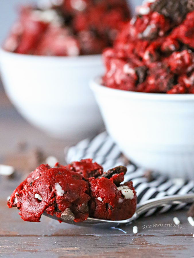 Red Velvet Egg Free Cookie Dough