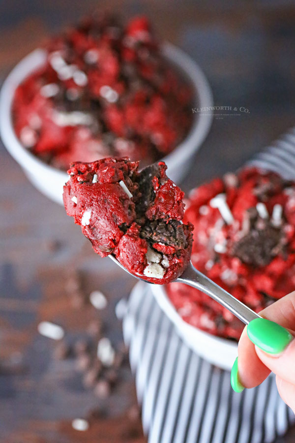 Egg Free Cookie Dough with Sprinkles - Red Velvet