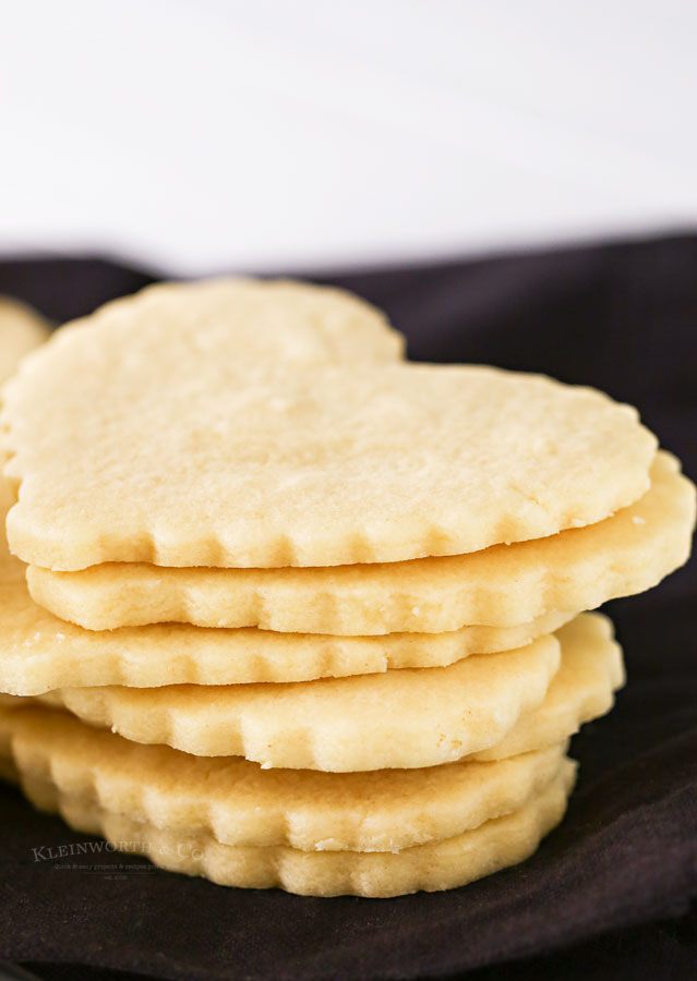 No Spread Valentine Cookies