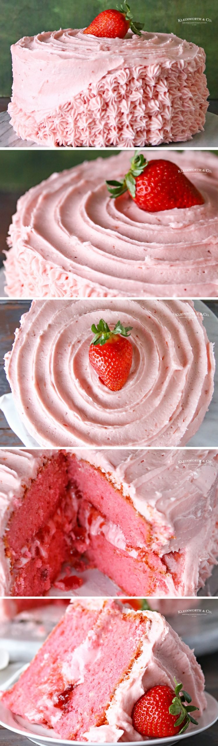 how to make Strawberry Cake
