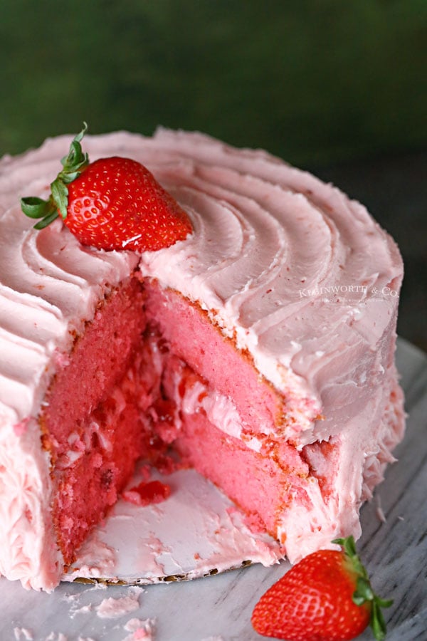 homemade Strawberry Cake Recipe