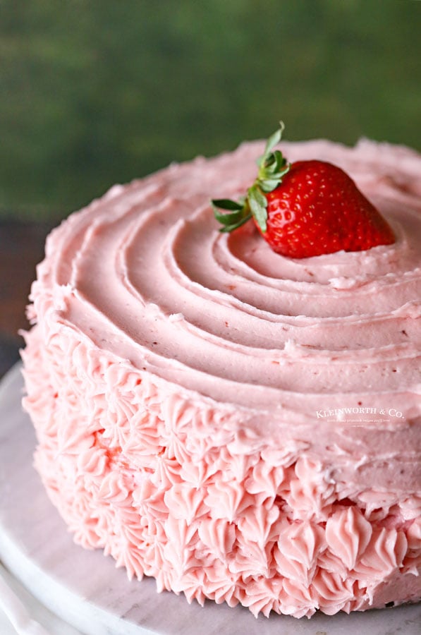 strawberry cake without jello