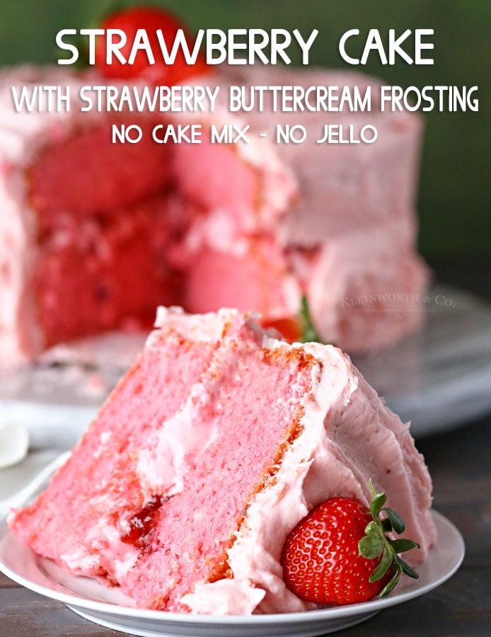 Easy Strawberry Cake Recipe